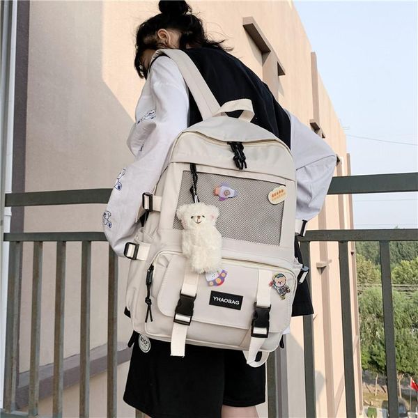 school bag backpack backpacks college student cute badge fashion bags trendy female luxury mesh girls teenage 2021 laptop
school bag backpack backpacks college student cute badge fashion bags trendy female luxury mesh girls teenage 2021 laptop
