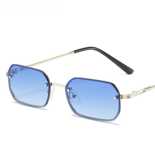 sunglasses blue frameless retro mirror women 2021 uv400 square frame male sun glasses rimless men green, White;black
sunglasses blue frameless retro mirror women 2021 uv400 square frame male sun glasses rimless men green, White;black