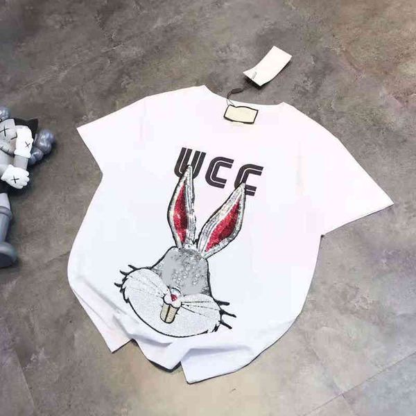 2022 factory wholesale new high version summer fashion ancient embroidery sequins bugs bunny cute age reduction leisure comfortable couple s, White
2022 factory wholesale new high version summer fashion ancient embroidery sequins bugs bunny cute age reduction leisure comfortable couple s, White