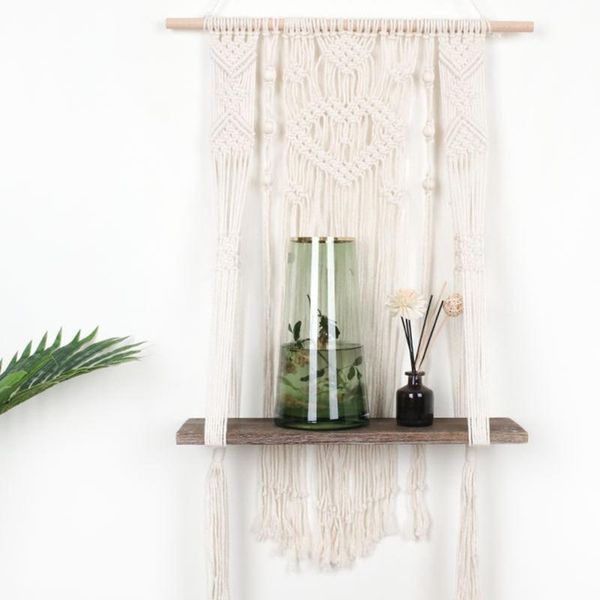 hooks & rails handmade cotton rope woven tapestry wall window hanging wooden shelf boho plants floating home decoration
hooks & rails handmade cotton rope woven tapestry wall window hanging wooden shelf boho plants floating home decoration