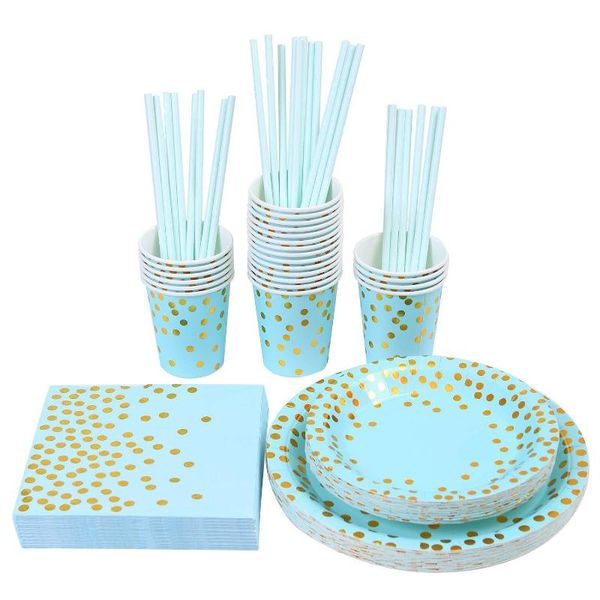 disposable dinnerware blue gold party tableware set decoration paper cup dinner plate knife fork spoon wedding birthday supplie
disposable dinnerware blue gold party tableware set decoration paper cup dinner plate knife fork spoon wedding birthday supplie