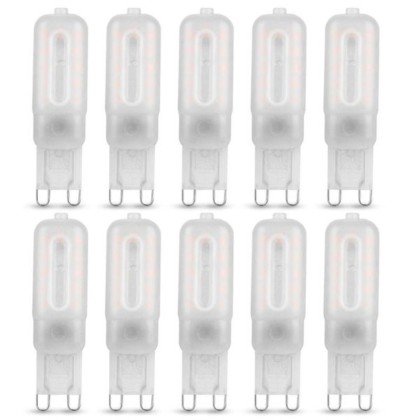 bulbs 10pcs g9 led lamp 5w cold white 6000k 220v replaces halogen lamps not dimmable x4yd
bulbs 10pcs g9 led lamp 5w cold white 6000k 220v replaces halogen lamps not dimmable x4yd