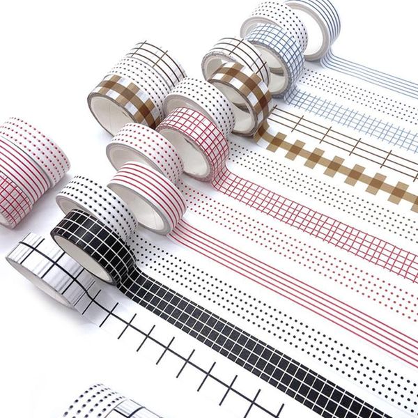 gift wrap 1roll color tape stickers diy stationery hand account decoration masking paper sticker supplies
gift wrap 1roll color tape stickers diy stationery hand account decoration masking paper sticker supplies