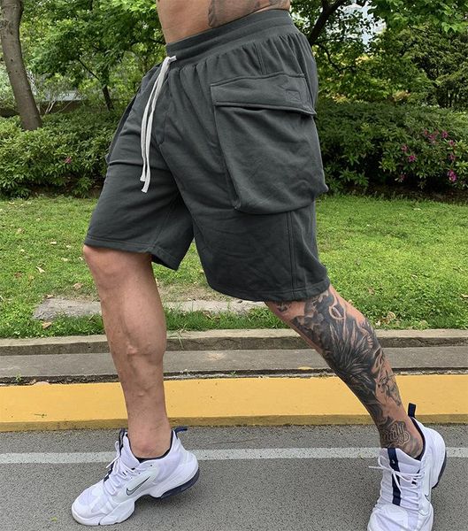 men's shorts loose casual 2021 summer male fashion cotton street hip hop with big pocket, White;black
men's shorts loose casual 2021 summer male fashion cotton street hip hop with big pocket, White;black