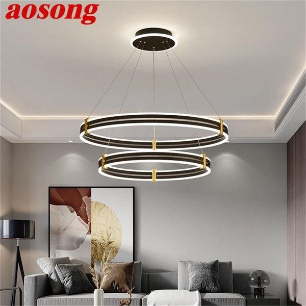 pendant lamps aosong nordic lights modern black luxury round led lamp fixture for home decoration
pendant lamps aosong nordic lights modern black luxury round led lamp fixture for home decoration