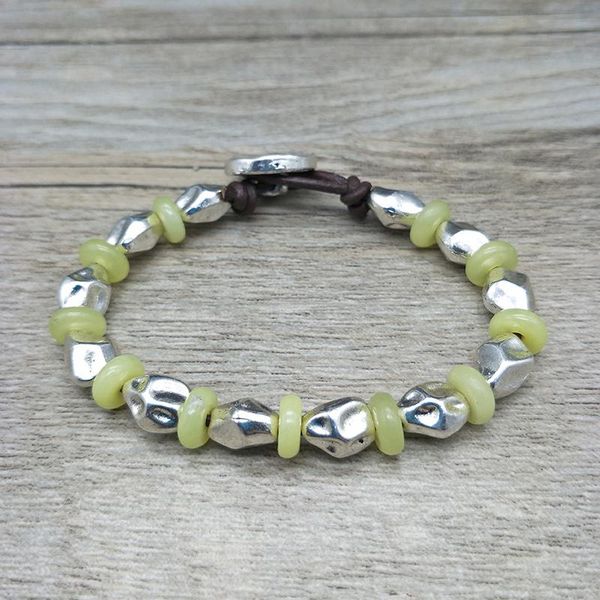 beaded, strands youga fashion leather charm bracelets vintage alloy beads natural stone beaded bracelet gift, Black
beaded, strands youga fashion leather charm bracelets vintage alloy beads natural stone beaded bracelet gift, Black