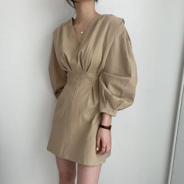 casual dresses coigarsam women dress autumn deep -colored light beige robe vestidos, Black;gray
casual dresses coigarsam women dress autumn deep -colored light beige robe vestidos, Black;gray