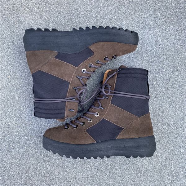 high winter real leather limited season boots luxury handmade patchwork desert tactics boot, Black
high winter real leather limited season boots luxury handmade patchwork desert tactics boot, Black