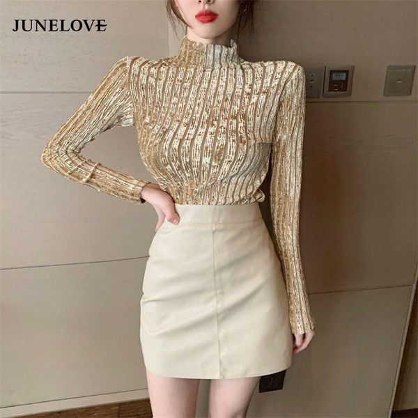 junelove spring autumn basic blouse shirts striped pattern turtleneck long sleeve elastic korean fashion office lady women's blouses &, White
junelove spring autumn basic blouse shirts striped pattern turtleneck long sleeve elastic korean fashion office lady women's blouses &, White