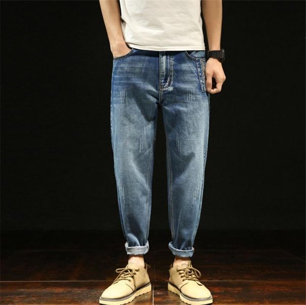 men's jeans denim pants hiphop streetwear cool men baggy blue trousers cotton casual male waist washed loose masculino pantalon
men's jeans denim pants hiphop streetwear cool men baggy blue trousers cotton casual male waist washed loose masculino pantalon