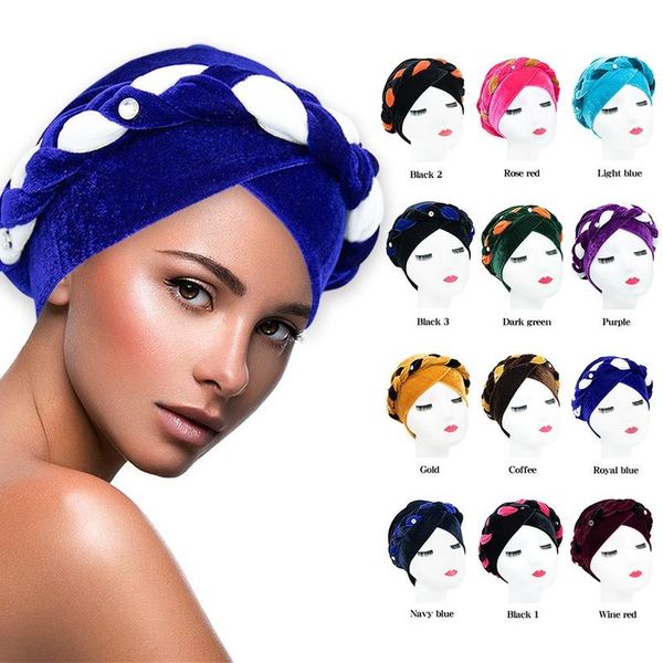 beanie/skull caps fashion four seasons women bonnets velvet scarf hat muslim braid color matching nail bead national style 449, Blue;gray
beanie/skull caps fashion four seasons women bonnets velvet scarf hat muslim braid color matching nail bead national style 449, Blue;gray