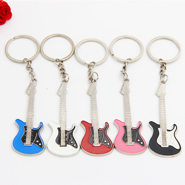 key chain metal personality guitar model alloy keychain gift car key ring creative gift diy key ring, Silver
key chain metal personality guitar model alloy keychain gift car key ring creative gift diy key ring, Silver
