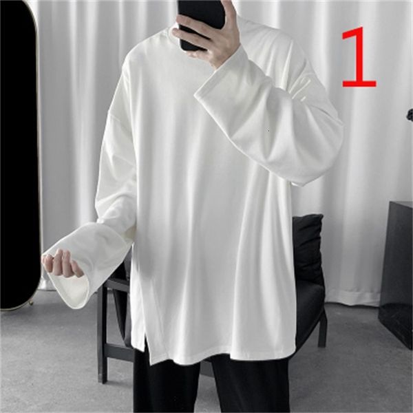 t shirts sleeve men autumn middle-aged men's silk crew neck t-shirt, White;black
t shirts sleeve men autumn middle-aged men's silk crew neck t-shirt, White;black