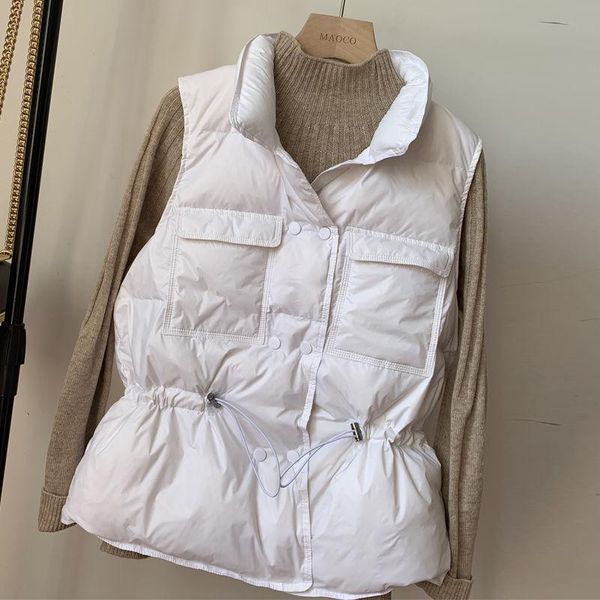 women's vests 2021 winter vest simple lace coat women casual loose cotton waistcoat gilet female double breasted, Black;white
women's vests 2021 winter vest simple lace coat women casual loose cotton waistcoat gilet female double breasted, Black;white