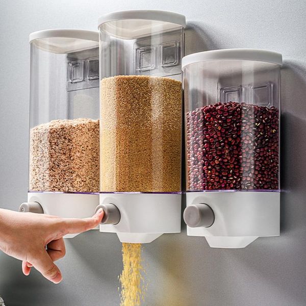 grain storage tank punching-wall-mounted sealed storage jars for cereals oatmeal beans
grain storage tank punching-wall-mounted sealed storage jars for cereals oatmeal beans