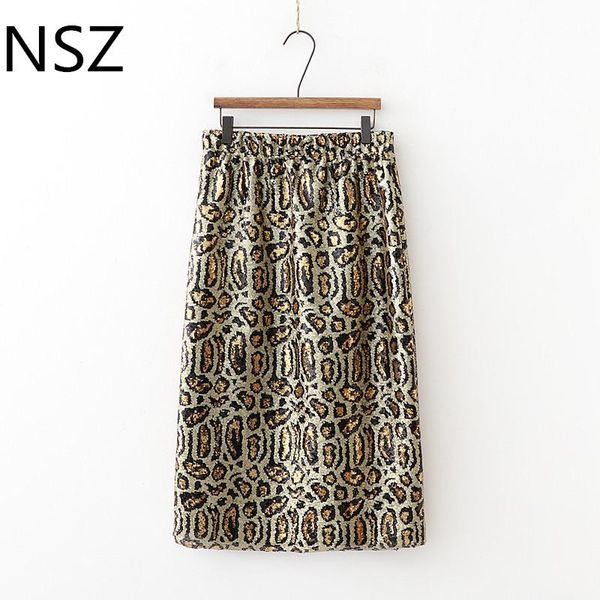 skirts women animal print leopard shiny sequined midi skirt elastic waist vintage female casual loose chic faldas mujer, Black
skirts women animal print leopard shiny sequined midi skirt elastic waist vintage female casual loose chic faldas mujer, Black