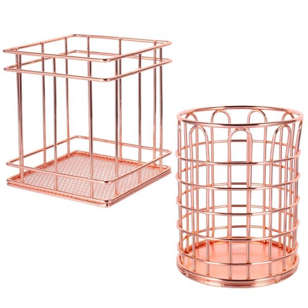 storage boxes & bins 2pcs wrought iron supplies makeup brush organizers rose gold holders
storage boxes & bins 2pcs wrought iron supplies makeup brush organizers rose gold holders