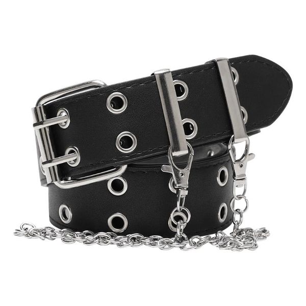 belts coffee black color women belt leather pin buckle punk wind jeans fashion individual decorative chain, Black;brown
belts coffee black color women belt leather pin buckle punk wind jeans fashion individual decorative chain, Black;brown