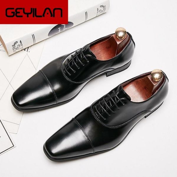 dress shoes men formal men's handmade business wedding big size genuine leather lace-up male, Black
dress shoes men formal men's handmade business wedding big size genuine leather lace-up male, Black