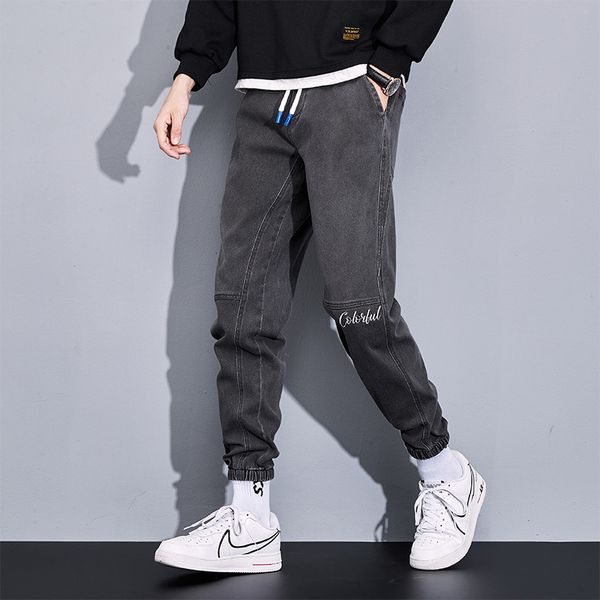 men's jeans more harem-sized men's brim pants brand of casual embroidered letter denim jogger male baggy cotton strain jean 8xl ei, Blue
men's jeans more harem-sized men's brim pants brand of casual embroidered letter denim jogger male baggy cotton strain jean 8xl ei, Blue