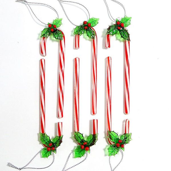 decorative objects & figurines 6pcs hanging christmas candy cane ornaments festival party xmas tree decor supplies glass lucky leaf crutch p
decorative objects & figurines 6pcs hanging christmas candy cane ornaments festival party xmas tree decor supplies glass lucky leaf crutch p