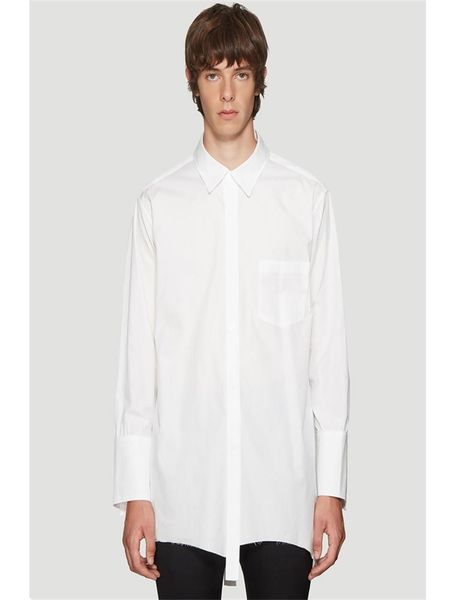 men's casual shirts spring and autumn square collar irregular long dress lapel deconstruction sleeve shirt pure color cotton burr, White;black
men's casual shirts spring and autumn square collar irregular long dress lapel deconstruction sleeve shirt pure color cotton burr, White;black