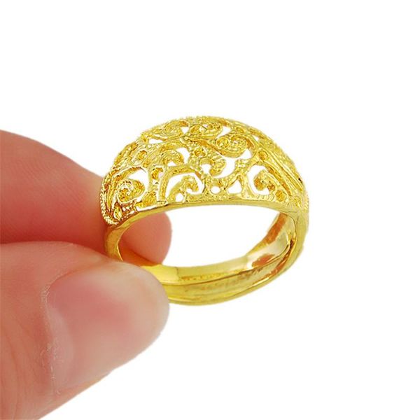 cluster rings brand simple design adjustable hollow pattern finger ring gold vacuum plating engagement jewelry r005, Golden;silver
cluster rings brand simple design adjustable hollow pattern finger ring gold vacuum plating engagement jewelry r005, Golden;silver