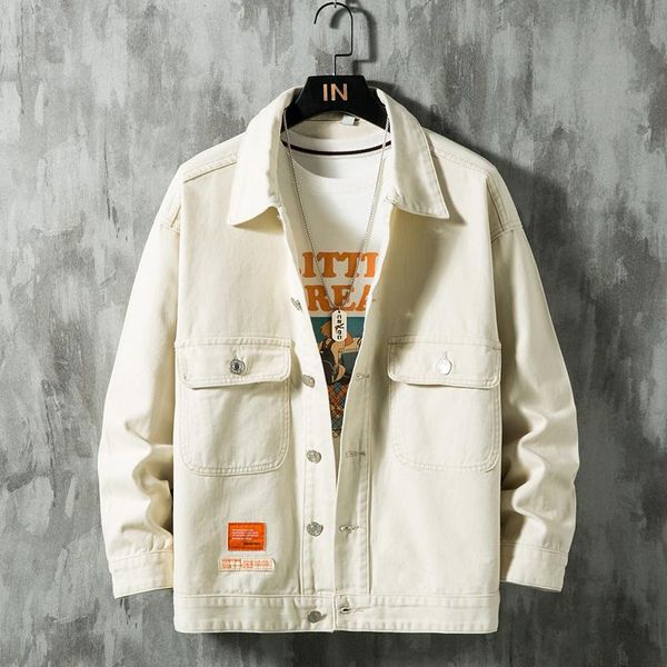 men's jackets 2021 american streetwear fashion men jacket black apricot patches spliced cotton coats ripped denim hip hop, Black;brown
men's jackets 2021 american streetwear fashion men jacket black apricot patches spliced cotton coats ripped denim hip hop, Black;brown