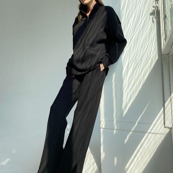 women's two piece pants autumn winter fashion sweatshirt set women long sleeve zip pullover and solid outfits casual tracksuit suit, White
women's two piece pants autumn winter fashion sweatshirt set women long sleeve zip pullover and solid outfits casual tracksuit suit, White