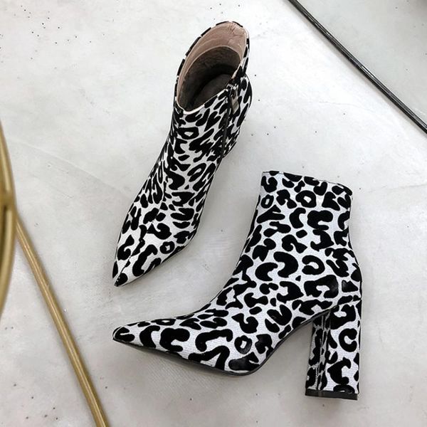 boots size 32 33-43 high heels leopard for women fall winter block pointed toe short bootie autumn shoes woman warm fleece, Black
boots size 32 33-43 high heels leopard for women fall winter block pointed toe short bootie autumn shoes woman warm fleece, Black