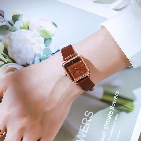 wristwatches nektom brand 8019 women's watches2021 square rhinestone leather band waterproof simple ladies watch relogio masculino, Slivery;brown
wristwatches nektom brand 8019 women's watches2021 square rhinestone leather band waterproof simple ladies watch relogio masculino, Slivery;brown