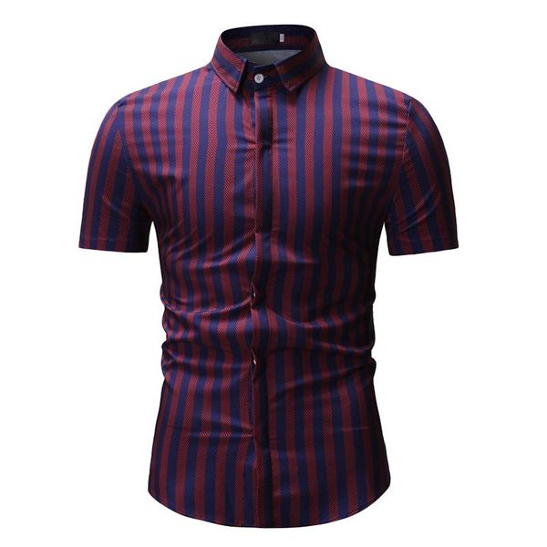 men's casual shirts 2021 fashion stripe, White;black 
men's casual shirts 2021 fashion stripe, White;black