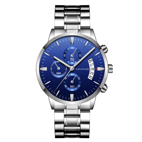 wristwatches vava voom luxury business men's watch silver 3bar waterproof sports watches calendar quartz relogio masculino, Slivery;brown
wristwatches vava voom luxury business men's watch silver 3bar waterproof sports watches calendar quartz relogio masculino, Slivery;brown