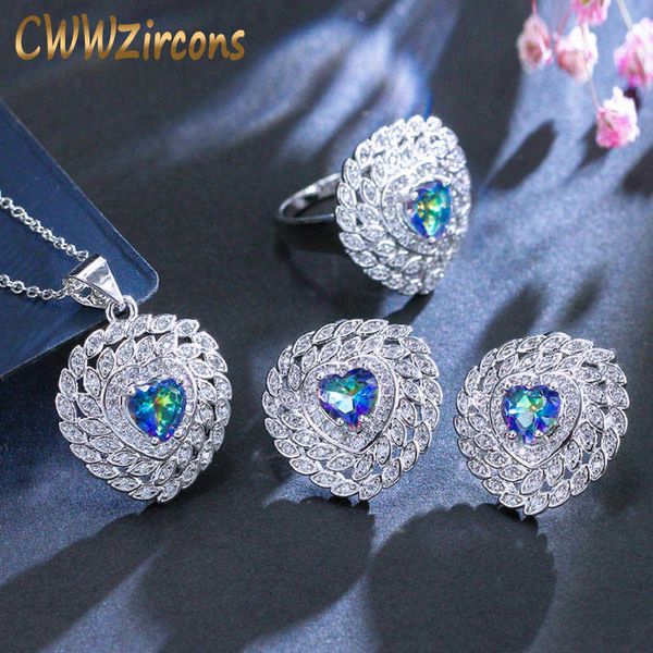 mystical blue crystal jewelry sets heart shape rings necklace and earrings set for women fashion love gifts t006 210714, Silver
mystical blue crystal jewelry sets heart shape rings necklace and earrings set for women fashion love gifts t006 210714, Silver