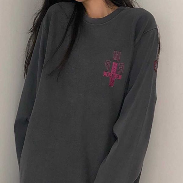 life cavempt batik wash loose fitting sweater cross embroidery old crew neck long sleeve t-shirt e2y1, Black
life cavempt batik wash loose fitting sweater cross embroidery old crew neck long sleeve t-shirt e2y1, Black