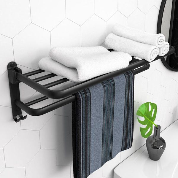 towel racks wall-mounted holder punch-bathroom accessories folding hook storage shower rack matte black aluminum organizer hanger
towel racks wall-mounted holder punch-bathroom accessories folding hook storage shower rack matte black aluminum organizer hanger