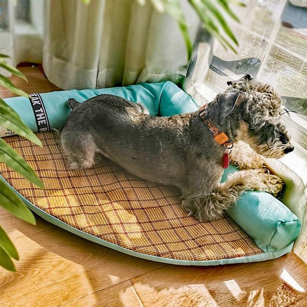 kennels & pens summer rattan pet dog cat mat nest pad removable and washable suitable for large, medium small cats dogs sofa kennel
kennels & pens summer rattan pet dog cat mat nest pad removable and washable suitable for large, medium small cats dogs sofa kennel