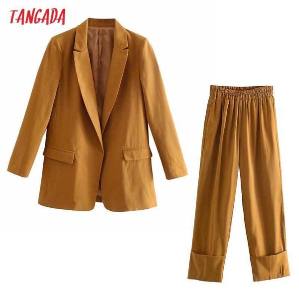 tangada women solid khaki blazer coat no button notched collar pocket fashion female casual chic 4m163 210609, White
tangada women solid khaki blazer coat no button notched collar pocket fashion female casual chic 4m163 210609, White