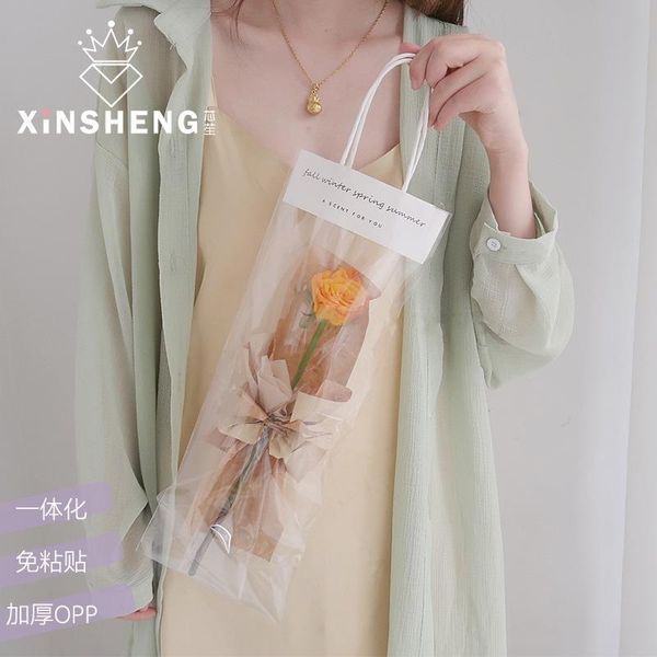 flower transparent handbag 5pcs nordic style rose packing bag for mother's day activities with hands gift wrap
flower transparent handbag 5pcs nordic style rose packing bag for mother's day activities with hands gift wrap