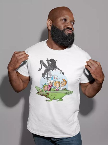 The Jetsons T-Shirt Alien Space Family Tee Retro Cartoon Vintage Movie TV USA, White;black
The Jetsons T-Shirt Alien Space Family Tee Retro Cartoon Vintage Movie TV USA, White;black