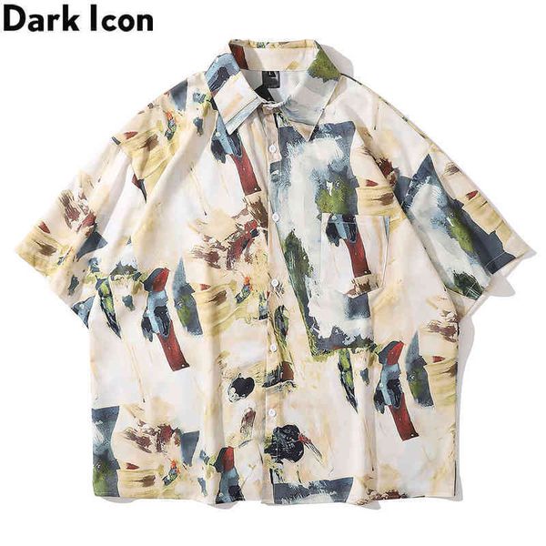 dark pictogram oversized men casual printed short mouths pocket vintage shirts hawaiian shirt summer clothes, White;black
dark pictogram oversized men casual printed short mouths pocket vintage shirts hawaiian shirt summer clothes, White;black