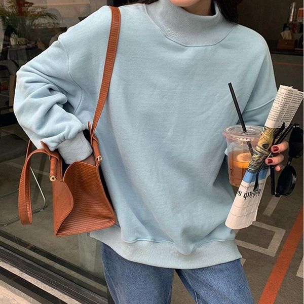 turtleneck solid color thin velvet pullover streetwear women simple design 2021autumn winter korean sweatshirt girls clothes women's ho, Black
turtleneck solid color thin velvet pullover streetwear women simple design 2021autumn winter korean sweatshirt girls clothes women's ho, Black