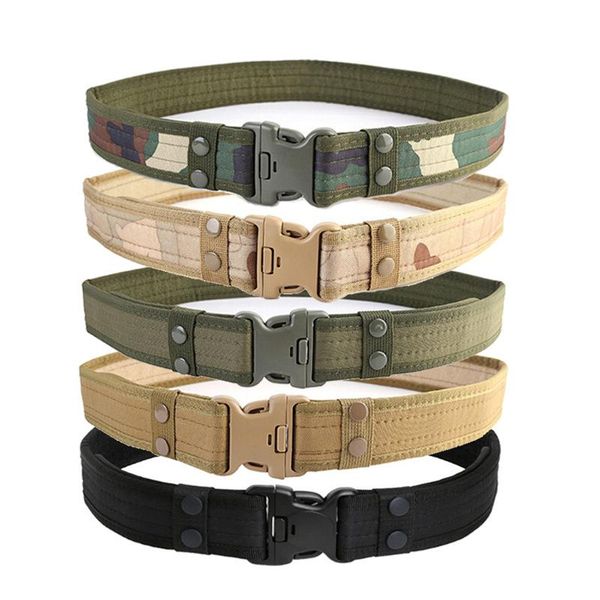 waist support men's tactical sports belt plastic buckle canvas military camouflage adjustable outdoor fan hook and loop, Black;gray
waist support men's tactical sports belt plastic buckle canvas military camouflage adjustable outdoor fan hook and loop, Black;gray
