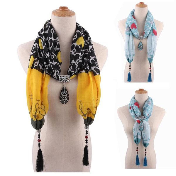 scarves jewelry statement necklace fashion water drop pendant scarf ladies bohemian square accessories, Blue;gray
scarves jewelry statement necklace fashion water drop pendant scarf ladies bohemian square accessories, Blue;gray