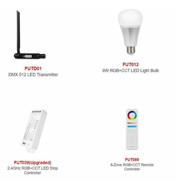 bulbs milight miboxer dmx512 wireless futd01 led transmitter fut012 9w rgb+cct bulb fut039 2.4ghz strip lamp controller
bulbs milight miboxer dmx512 wireless futd01 led transmitter fut012 9w rgb+cct bulb fut039 2.4ghz strip lamp controller