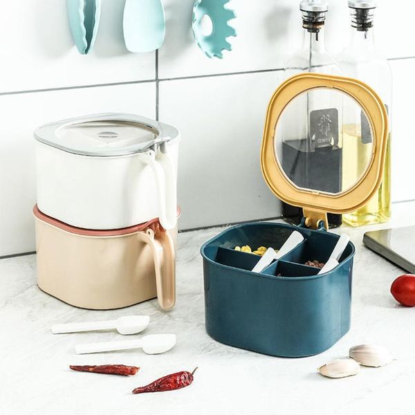 storage bottles & jars 4 in1 four grid seasoning box salt jar kitchen organizer solid containers organization supplies
storage bottles & jars 4 in1 four grid seasoning box salt jar kitchen organizer solid containers organization supplies