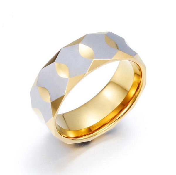 cluster rings luxury fashion tungsten steel mens ring rhombus cut band gold for men women wedding jewelry high quality, Golden;silver
cluster rings luxury fashion tungsten steel mens ring rhombus cut band gold for men women wedding jewelry high quality, Golden;silver