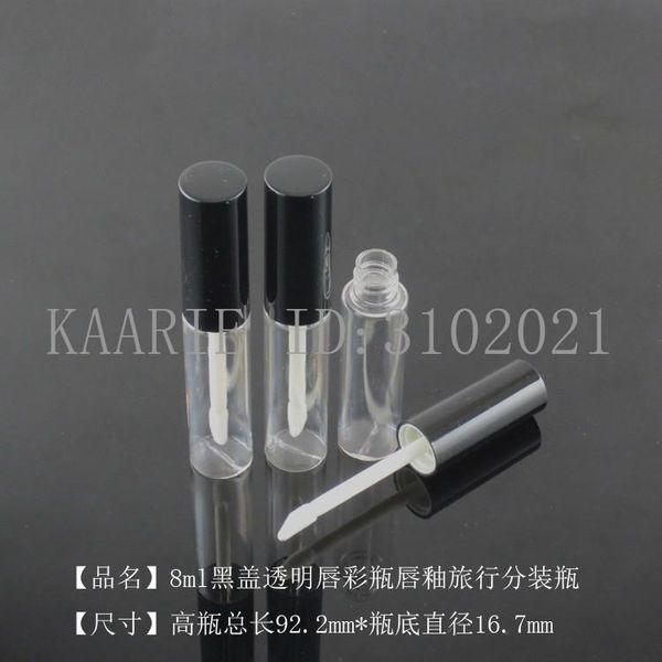 10/30/50/100pcs 8ml empty diy makeup lip gloss bottle with black lid and clear plastic tube labial glair storage bottles & jars
10/30/50/100pcs 8ml empty diy makeup lip gloss bottle with black lid and clear plastic tube labial glair storage bottles & jars