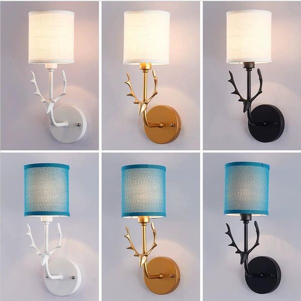 simple creative antler wall lamp personalized el bedroom living room study background decorative cloth
simple creative antler wall lamp personalized el bedroom living room study background decorative cloth