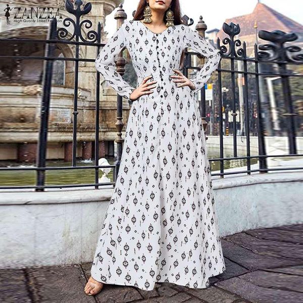 casual dresses womens elegant printed vestido 2021 autumn bohemian floor dress zanzea v neck long sleeve fashion lady party a line robe, Black;gray
casual dresses womens elegant printed vestido 2021 autumn bohemian floor dress zanzea v neck long sleeve fashion lady party a line robe, Black;gray